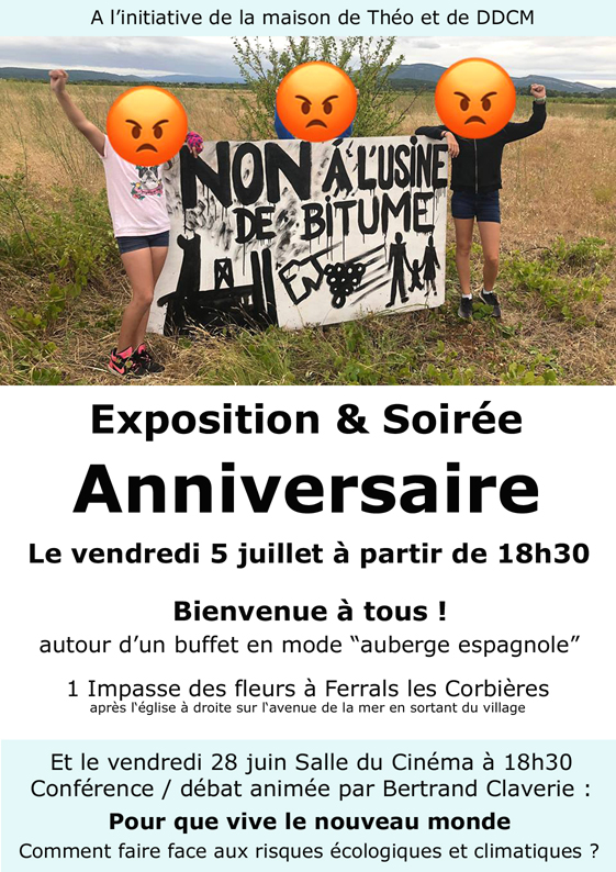 Affiche Expo Bitume Anniversaire
