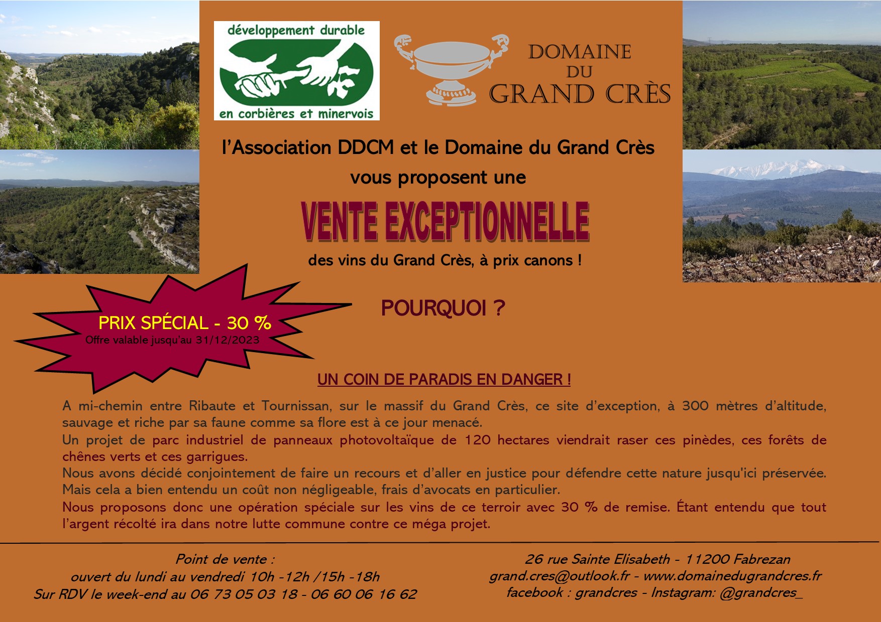 Brochure appel à la solidarité